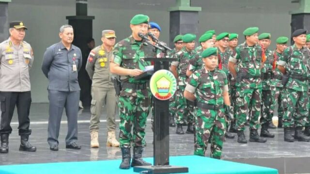 APEL GELAR PASUKAN KESIAPAN PENGAMANAN PILKADA SERENTAK TAHUN 2024, DI WILAYAH KOREM 031/WB