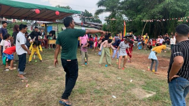 Memeriahkan HUT RI ke-79, Warga RW 012 Kelurahan Srimeranti, Kecamatan Rumbai, Kota Pekanbaru Mengadakan Berbagai Macam Lomba