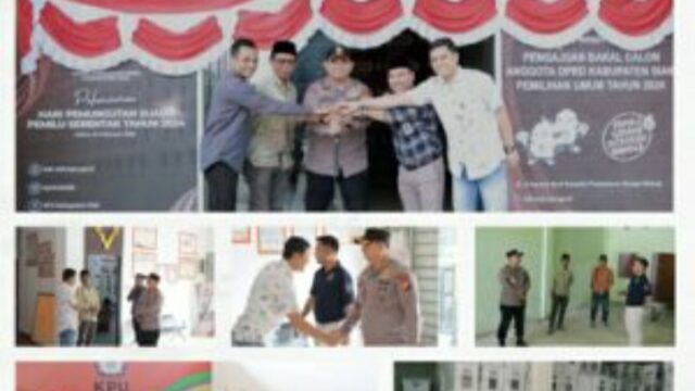 Tingkatkan Sinergitas Ciptakan Keamanan,Kapolres Siak AKBP Asep Sujarwadi Kunjungi Kantor KPUD Kabupaten Siak dan Cek Gudang Logistik