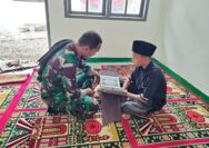 Satgas Pamputer Kodam Xlll/Merdeka Melaksanakan Giat Menjadi Guru Ngaji Di Pulau Perbatasan NKRI Miangas