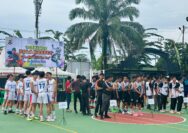 Pembukaan Turnamen Bola Basket Dalam Rangka Memperingati HUT TNI Ke -79 Tahun 2024