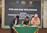 Danrem 031/WB Laksanakan Penandatanganan Perjanjian Kerja Sama Dengan BKKBN Dan Baznas Provinsi Riau