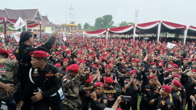 Ratusan GRIB Jaya Provinsi Riau Hadiri Pelantikan DPD GRIB Jaya Jambi, Sampang Sitepu : Kita Sebagai GRIB Jaya Siap Satu Komando