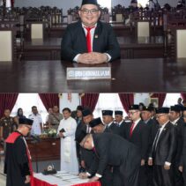 Wakili Kaum Milenial Jeremi Zefanya Korayan, SE, SH, MM. Resmi Di Lantik DPRD Kabupaten Kepulauan Talaud