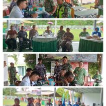 Sambut HUT TNI ke-79, Kodim 1312/Tld Gelar Baksos, Bazar Murah UMKM Dan Layanan Kesehatan Di Kepulauan Talaud