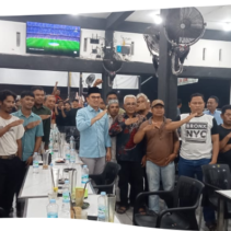 Temu Sapa dengan Relawan diDesa Tanah merah dan desa Pandau Jaya,Edwin Pratama Putra ingatkan Bijak dalam menentukan pilihan