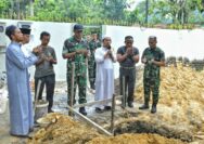 Jumat Penuh Barokah. Danrem 031/WB Letakkan Batu Pertama Pembangunan Gedung Tahfiz Al Quran Al Kartika