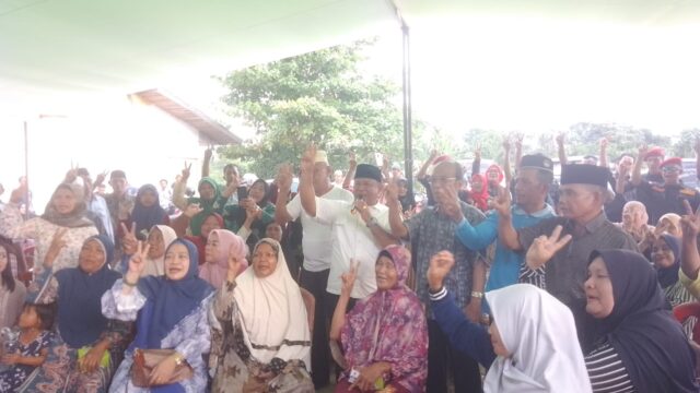 H. Buyung Ngenek Ajak Warga Kualu Nenas Jadikan Datuk Yusri Bupati Kampar