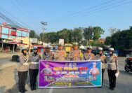 Sat Lantas Polres Kuansing Gelar Sosialisasi dan Pembagian Brosur Lomba Konten Video Himbauan Lalu Lintas ‘Riau Adalah Kita’