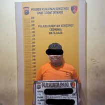 Tim Mata Elang Sat Res Narkoba Polres Kuansing Ungkap Kasus Pengedar Narkotika Jenis Shabu di Desa Sungai Langsat