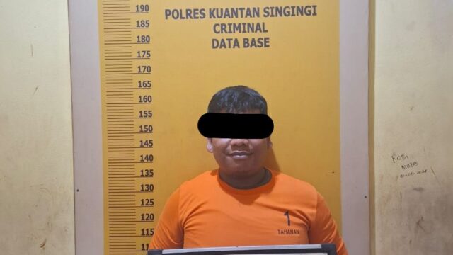 Tim Mata Elang Sat Res Narkoba Polres Kuansing Ungkap Kasus Pengedar Narkotika Jenis Shabu di Desa Sungai Langsat