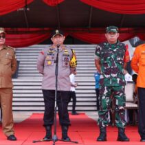 Ikuti Apel Kesiapsiagaan Bencana, Kapolres Siak AKBP Asep Sujarwadi : "Demi Keamanan Pilkada, Pindahkan TPS yang Berpotensi Terdampak Banjir"