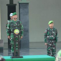 Kasrem 031/WB Pimpin Upacara Bendera 17an Bulan Oktober 2024