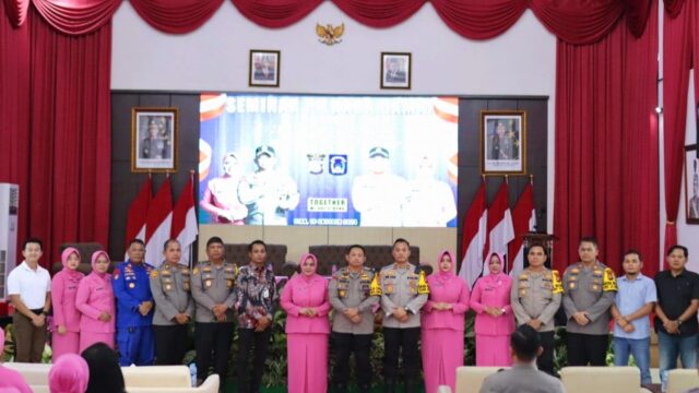 Gandeng Penyelenggara dan Pengawas Pilkada, Bhayangkari Cabang Siak Gelar Seminar Pilkada Damai