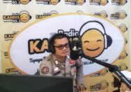 Memperluas Jangkauan, Kasi Humas Polsek Kandis Cooling sistem melalu Radio Kandis FM