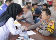 Peringati Hari Jadi Humas Polri ke 73, Polres Siak Gelar Donor Darah Bersama TNI dan Rekan Media  