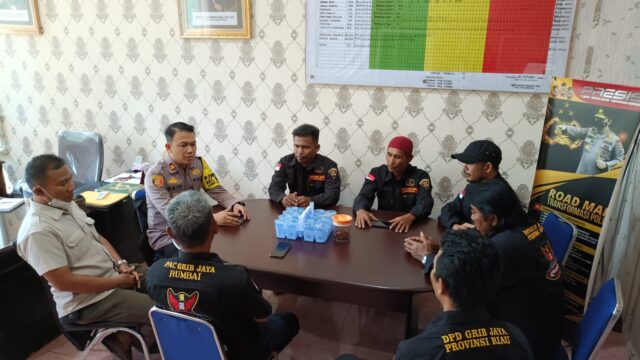 GRIB-JAYA PAC RUMBAI, silaturahmi ke Polsek Rumbai 