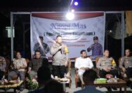 "Ngopi Mas" di Kampung Empan Pandan Kapolres Siak AKBP Asep Sujarwadi Imbau Masayarakat Jaga Kamtibamas Ciptakan Pilkada Aman,Sejuk dan Damai.