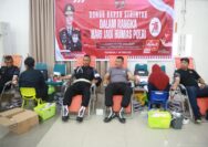 Peringati HUT ke-73 Humas Polri, Polda Riau Gelar Donor Darah