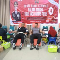 Peringati HUT ke-73 Humas Polri, Polda Riau Gelar Donor Darah