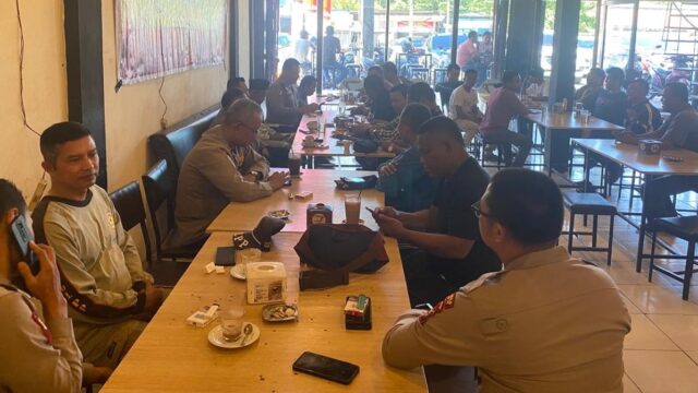 Jaga Suhu Politik, Polsek Kandis Gelar Cooling System Silaturahmi Kamtibmas dan himbauan cegah karhutla