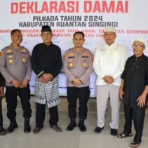 Polres Kuansing Gelar Deklarasi Damai Pilkada Serentak 2024 Komitmen Bersama Wujudkan Pemilihan Aman dan Kondusif