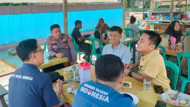 Kapolsek Koto Gasib Terus Turun Langsung Ajak Warga Ciptakan Pilkada Damai.