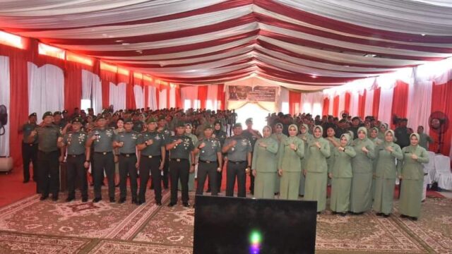 Komandan Korem 031/Wirabima Lakukan Kunjungan Kerja ke Kodim 0321/Rohil.