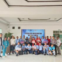 Kunungi PT IKPP, Satlantas Polres Siak Gelar Sosialisasi Keselamatan Berlalu Lintas Serta Cooling System Pilkada Aman,Sejuk dan Damai