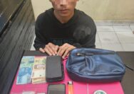 Tim Unit Reskrim Polsek Koto Gasib Amankan Satu Orang Pria Diduga Pelaku Penyalahgunaan Narkotika.