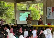 Kunjungi SMPN 7, Unit Reskrim Polsek Kandis Lakukan Penyuluhan Tentang Bahaya Penyalahgunaan Narkoba