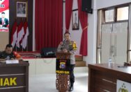 Polres Siak Gelar Rakor Lintas Sektoral Pengamanan Rapat Terbuka Pilkada Serentak dan Distribusi Logistik di Kabupaten Siak