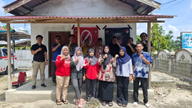 Komitmen Bersama Polri Berantas Narkoba Masyarakat Suka Mulia Deklarasi Kampung Bebas Dari Narkoba