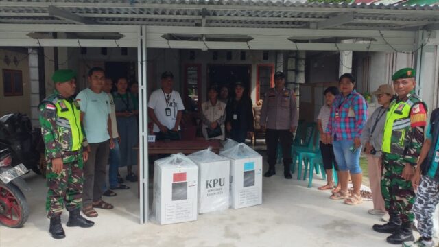 Pendistribusian Logistik Pilkada 2024 Di Kawal Babinsa Kodim 1312/Tld