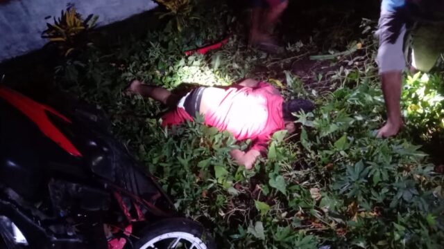Kapolsek Essang Fence Wee Gerak Cepat Tangani Laka Tunggal, Seorang Pemuda SL