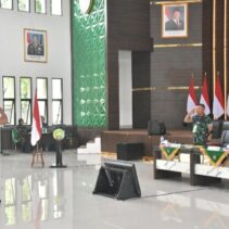 DANREM 031/WB PIMPIN SIDANG PARADE CALON BINTARA PK TNI AD GELOMBANG 2 TA 2024.