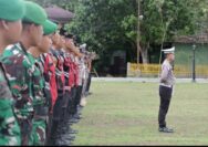 Apel Gabungan Dalam Rangka Patroli Skala Besar, Polres Siak Perketat Keamanan di Objek Objek Vital Pilkada