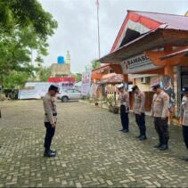 Polres Kuansing Intensifkan Pengamanan Kantor Bawaslu Kuansing Dalam Rangka Operasi Mantap Praja Lancang Kuning 2024