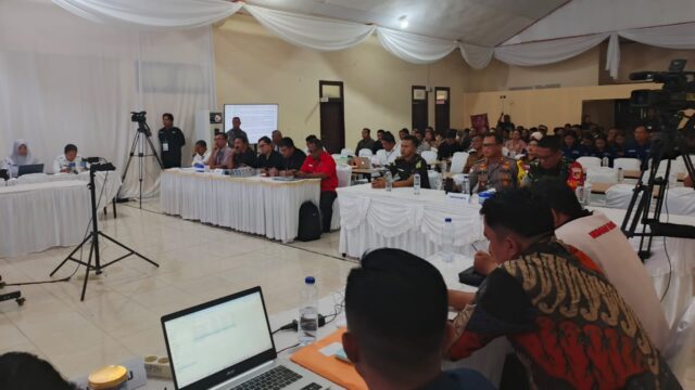  Kapolres Talaud Hadir Dan Pimpin Pengamanan Rapat Pleno Terbuka KPU Tingkat Kabupaten Kepulauan Talaud   