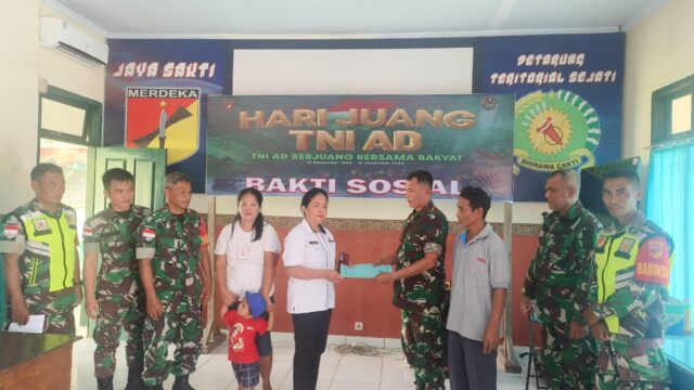 Bantu Warga Tak Punya Dokumen, Kodim 1312/Talaud Peringati Hari Juang Kartika 2024 Gelar Bakti Sosial Pembuatan Akta Kelahiran Gratis