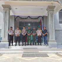 Polres Kuansing Amankan Perayaan Natal Di GPIB Efrata Dalam Rangka Operasi Lilin LK 2024