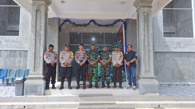 Polres Kuansing Amankan Perayaan Natal Di GPIB Efrata Dalam Rangka Operasi Lilin LK 2024