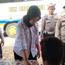 Polres Siak Pastikan Kesehatan Pengemudi Angkutan Umum Saat Berkendara, Minimalisir Kecelakaan Saat Libur Nataru