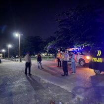 Personil Polsek Tualang Giat KRYD Berupa Patroli Kamtibmas Guna Cegah Kriminalitas