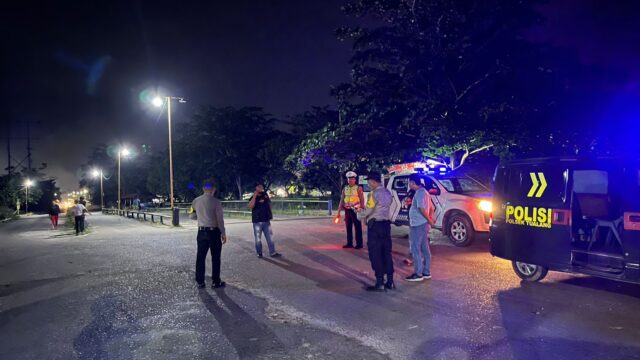 Personil Polsek Tualang Giat KRYD Berupa Patroli Kamtibmas Guna Cegah Kriminalitas