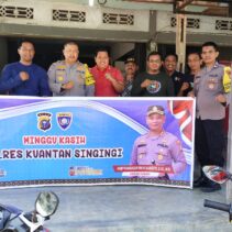 Sat Binmas Polres Kuansing Gelar Minggu Kasih Dalam Rangka Cooling System Pasca Pilkada 2024