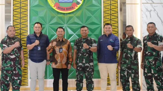 Danrem 031/Wira Bima Terima Silaturahmi Team PLN dan Rombongan.