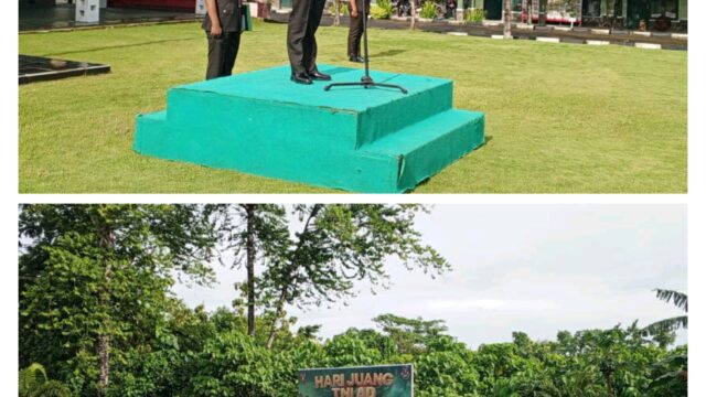 Upacara Hari Juang TNI AD Tahun 2024 Di Gelar Di Makodim 1312/Tld