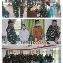 Penyuluhan (P4GN) Dan Tes Urine Digelar Di Aula Wiranusa Makodim/1312/Tld