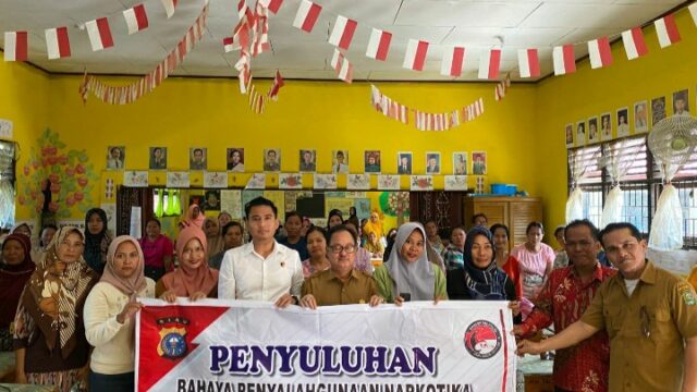 Polsek Minas Gelar Seminar Edukasi Bahaya Narkoba di SDN 09 Minas Barat